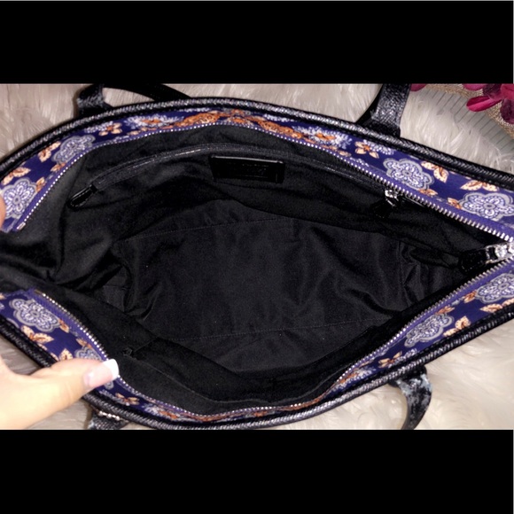 COACH Floral Print Tote Bag